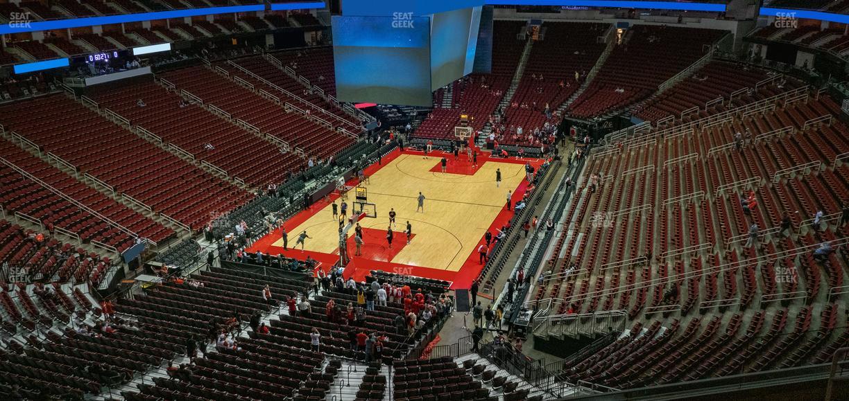 Toyota Center - Section 416 Seat View