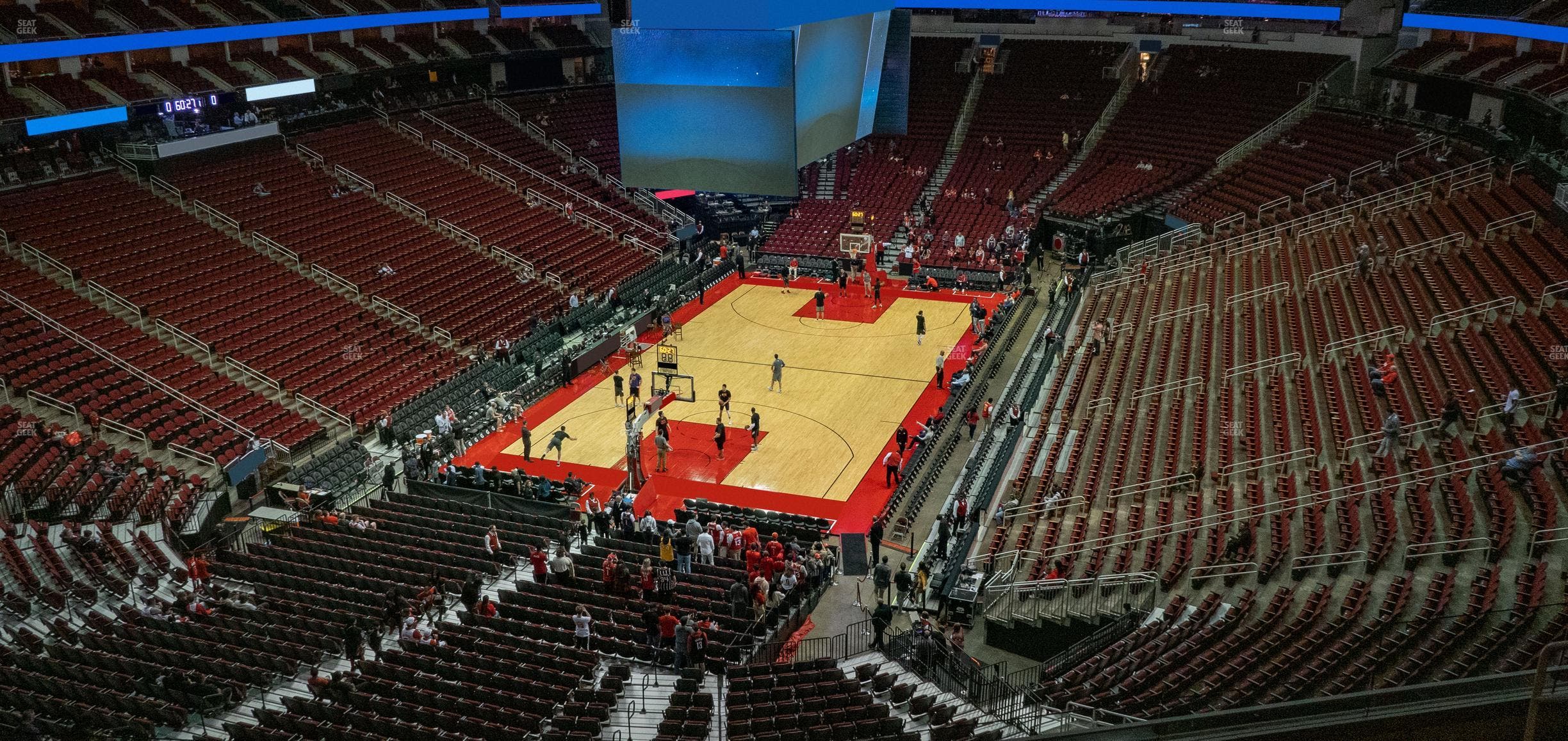 Toyota Center - Section 416 Seat View