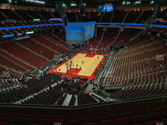 Toyota Center - Section 416 Seat View