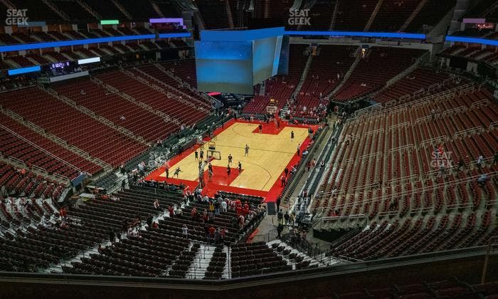 Toyota Center - Section 416 Seat View