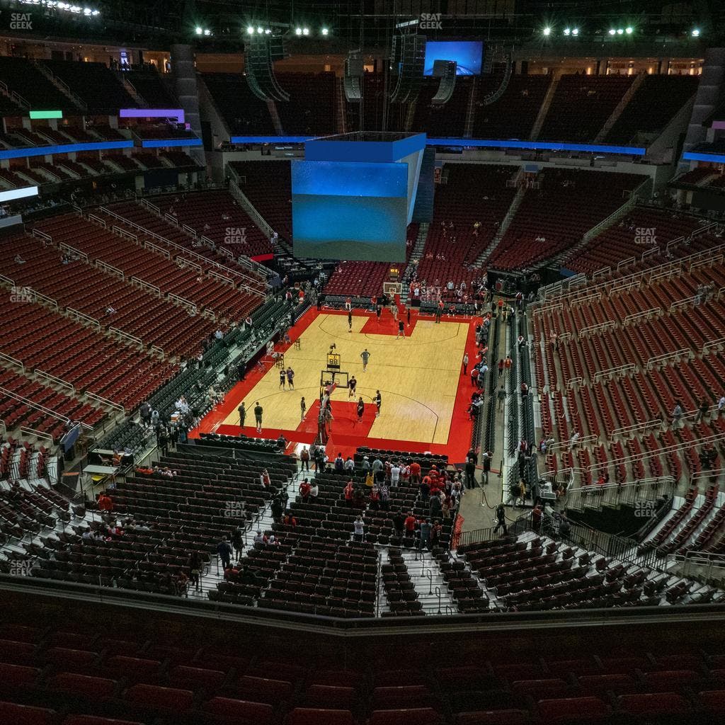 Toyota Center - Section 417 Seat View