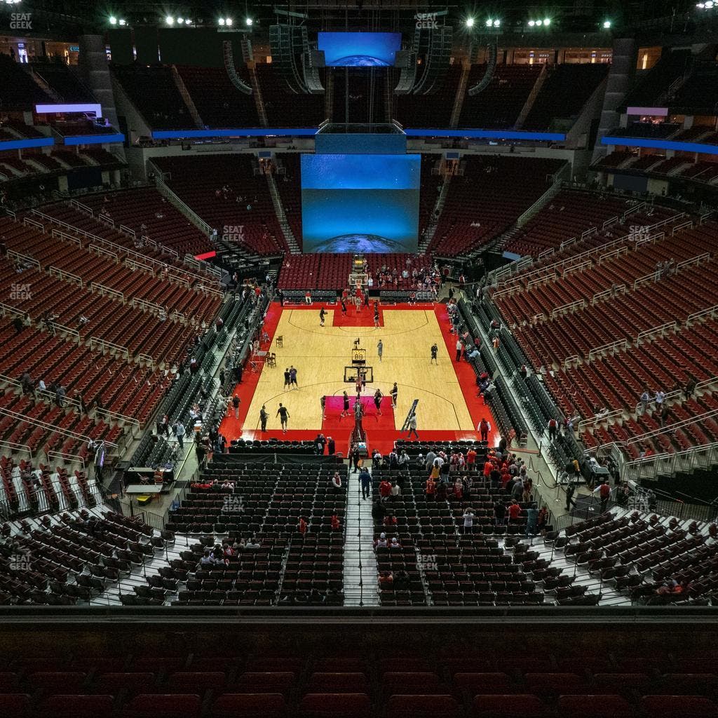 Toyota Center - Section 418 Seat View