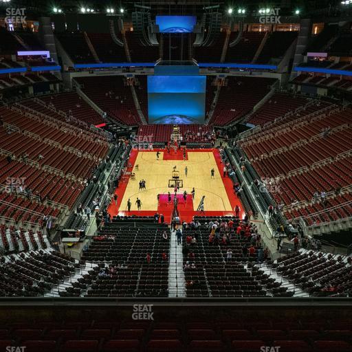 Toyota Center - Section 418 Seat View