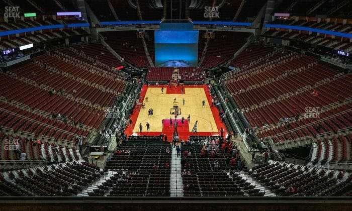 Toyota Center - Section 418 Seat View