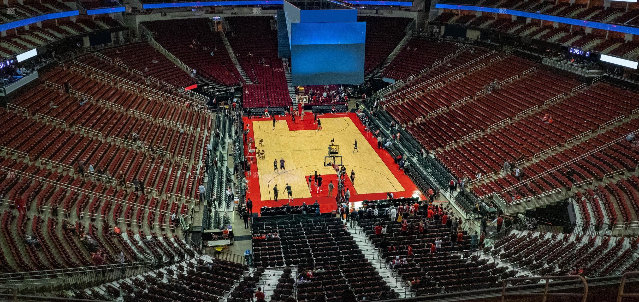 Toyota Center - Section 419 Seat View