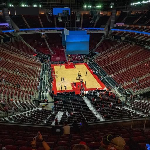 Toyota Center - Section 419 Seat View