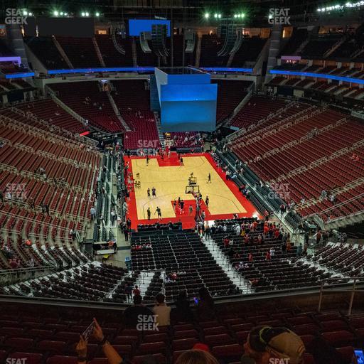 Toyota Center - Section 419 Seat View