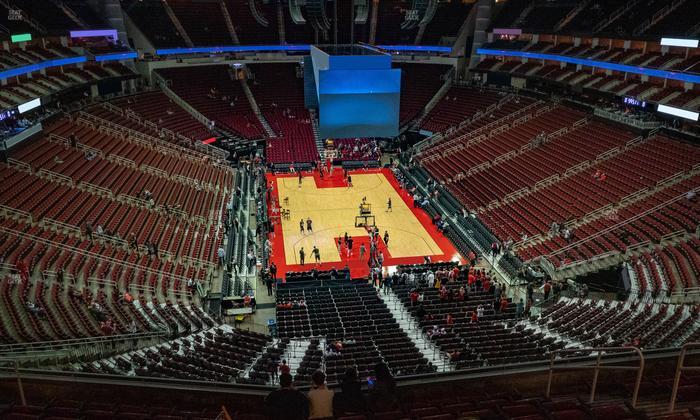 Toyota Center - Section 419 Seat View