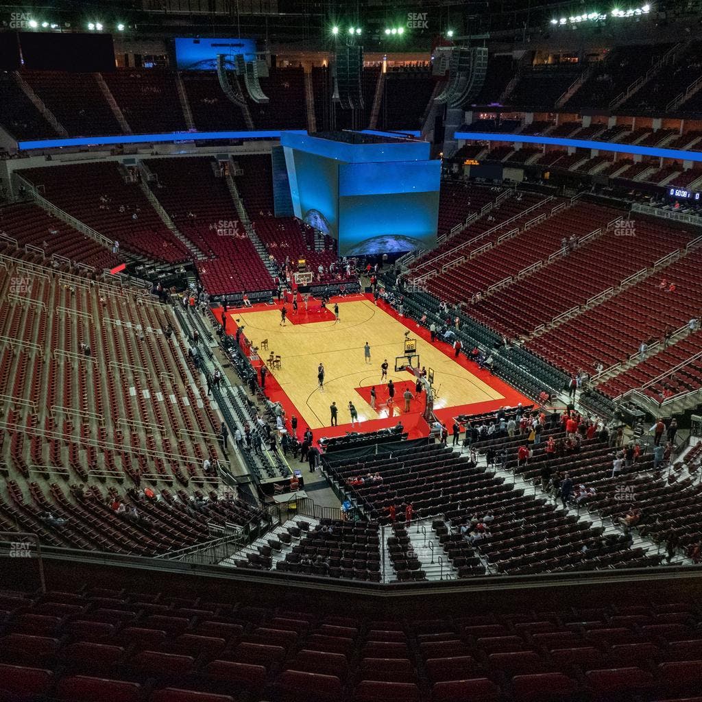 Toyota Center - Section 420 Seat View