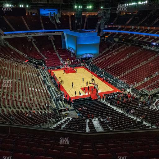 Toyota Center - Section 420 Seat View