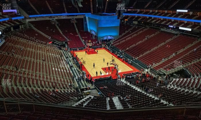 Toyota Center - Section 420 Seat View