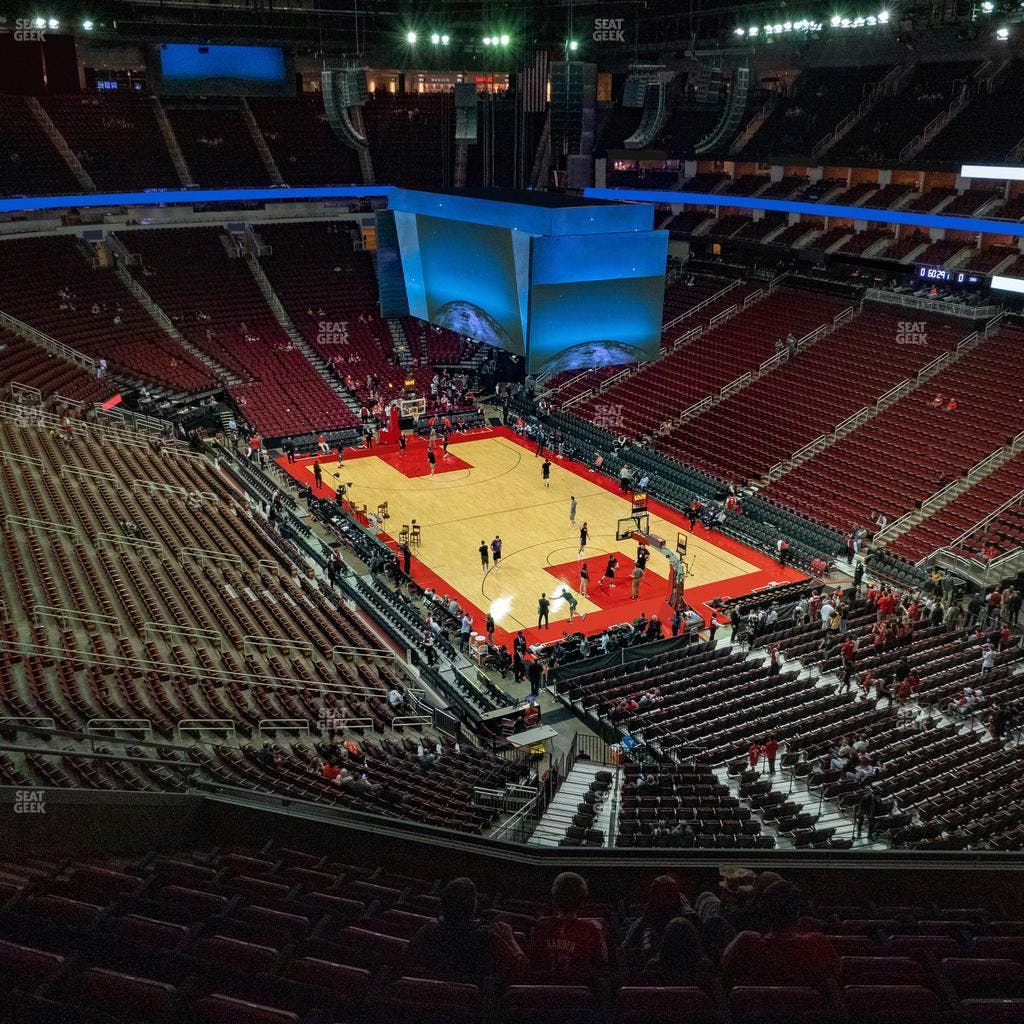 Toyota Center - Section 421 Seat View