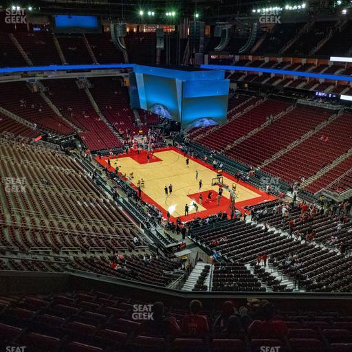 Toyota Center - Section 421 Seat View