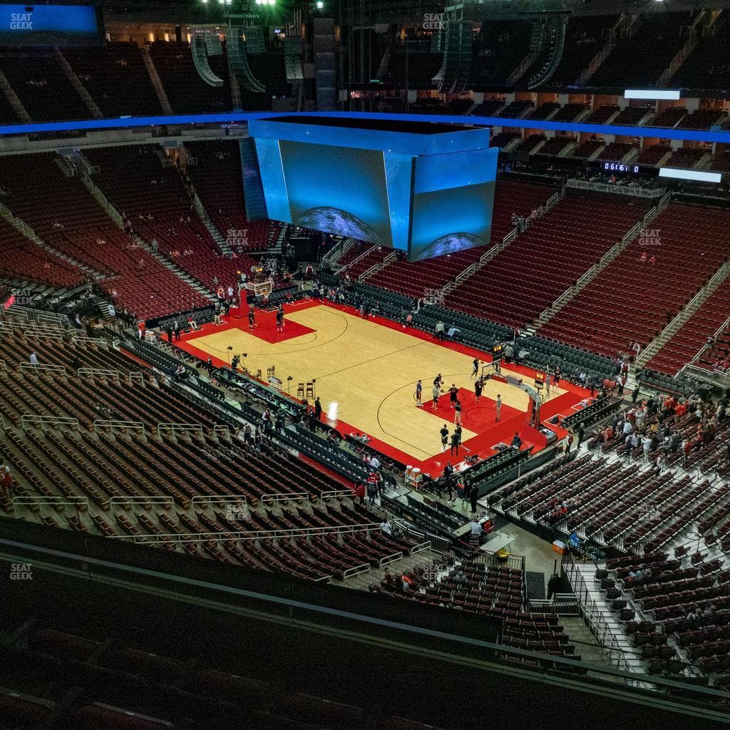 Toyota Center - Section 422 Seat View