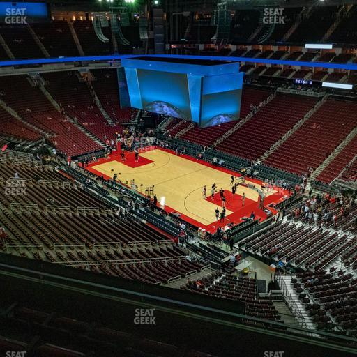 Toyota Center - Section 422 Seat View