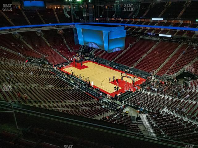 Toyota Center - Section 422 Seat View