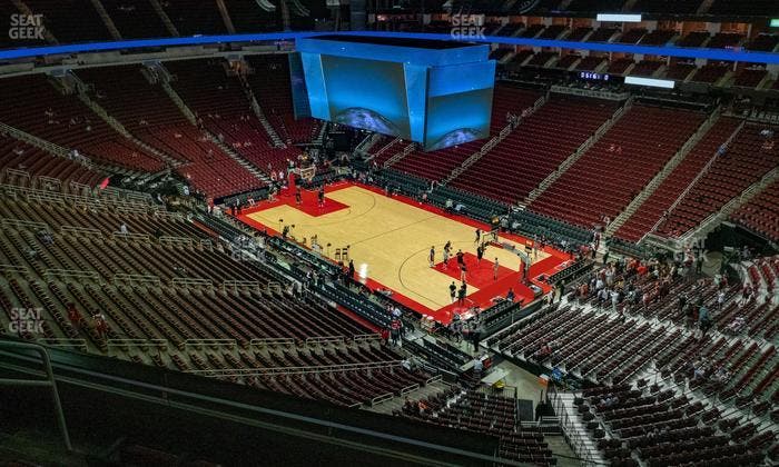 Toyota Center - Section 422 Seat View