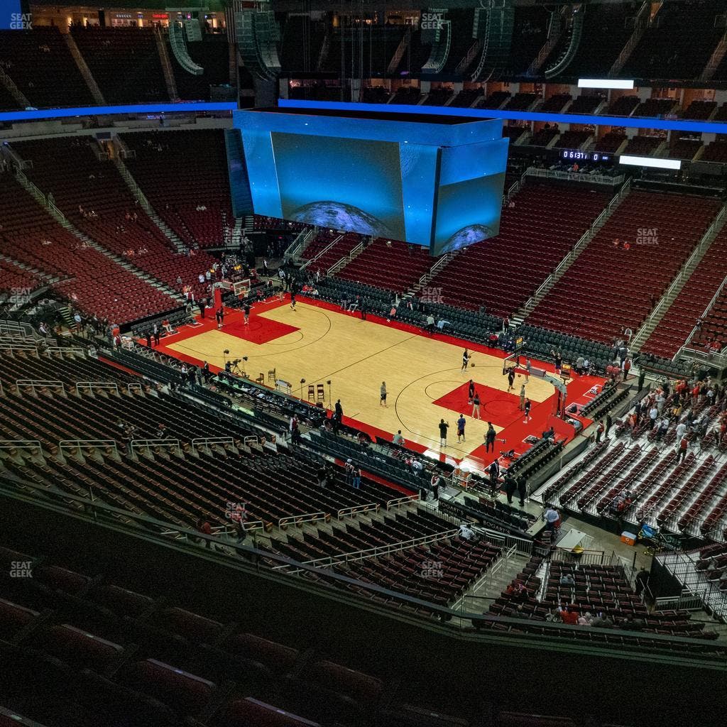 Toyota Center - Section 423 Seat View