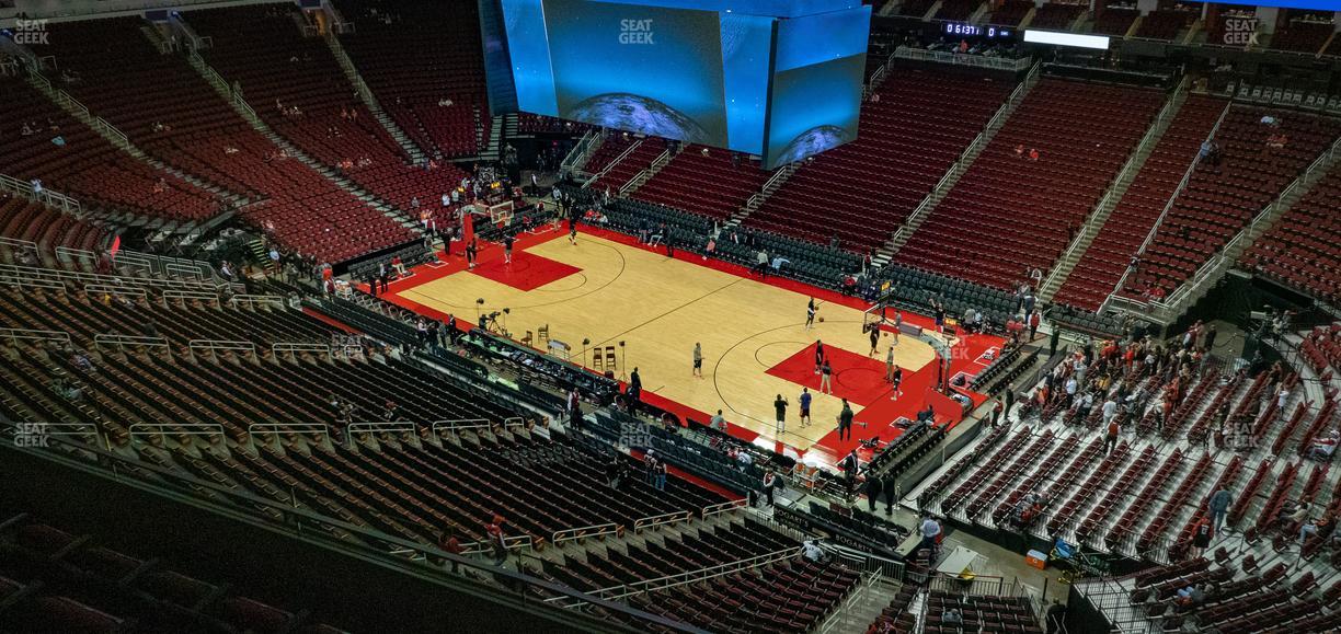 Toyota Center - Section 423 Seat View