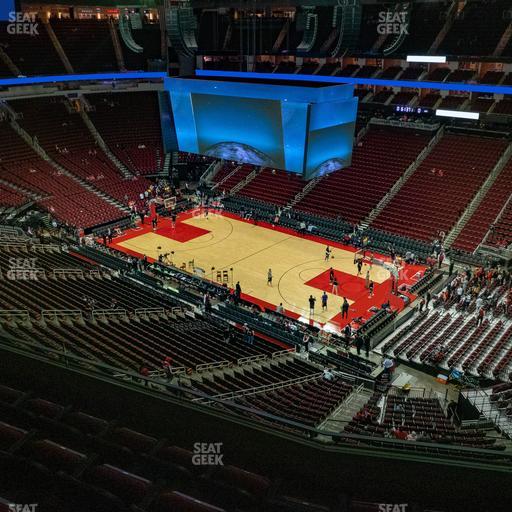 Toyota Center - Section 423 Seat View