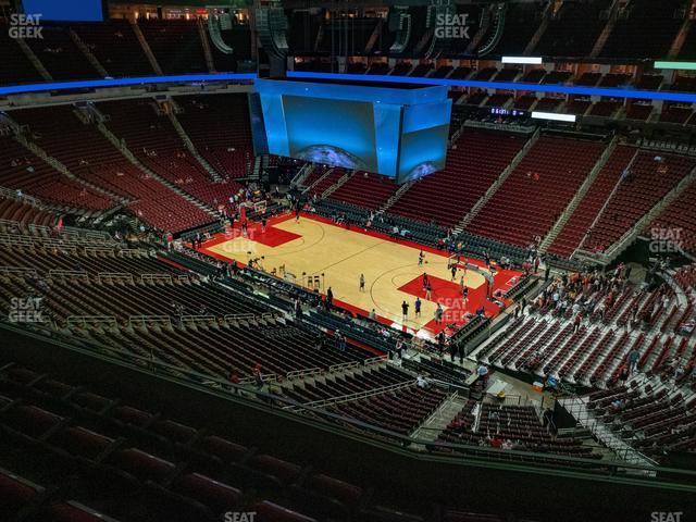Toyota Center - Section 423 Seat View