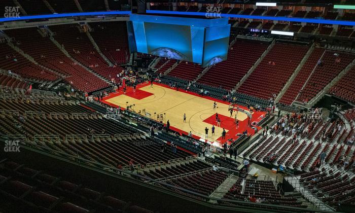 Toyota Center - Section 423 Seat View