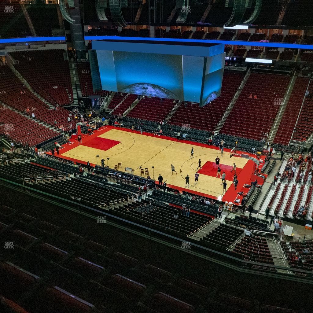 Toyota Center - Section 424 Seat View