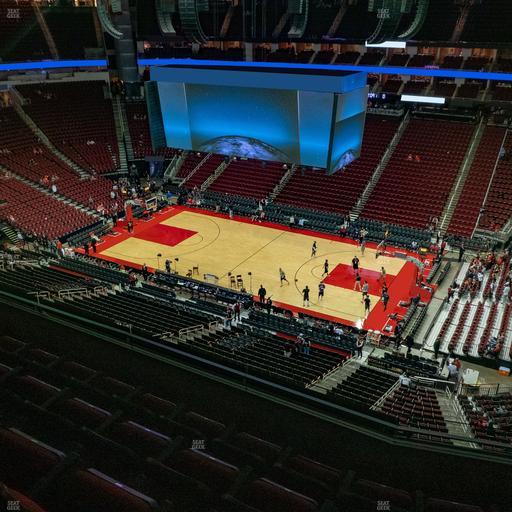 Toyota Center - Section 424 Seat View