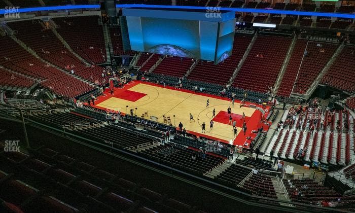 Toyota Center - Section 424 Seat View