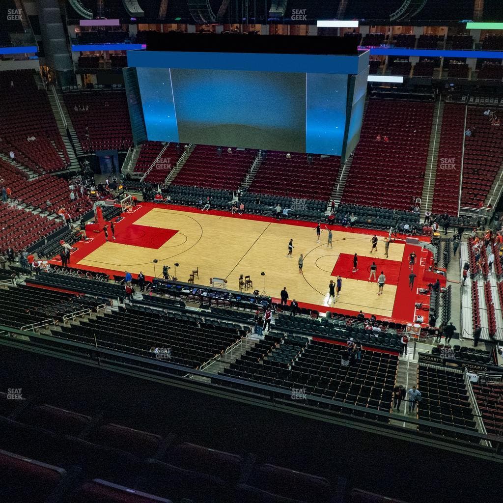 Toyota Center - Section 425 Seat View