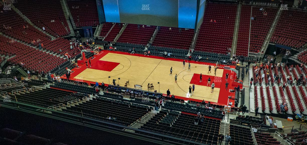 Toyota Center - Section 425 Seat View