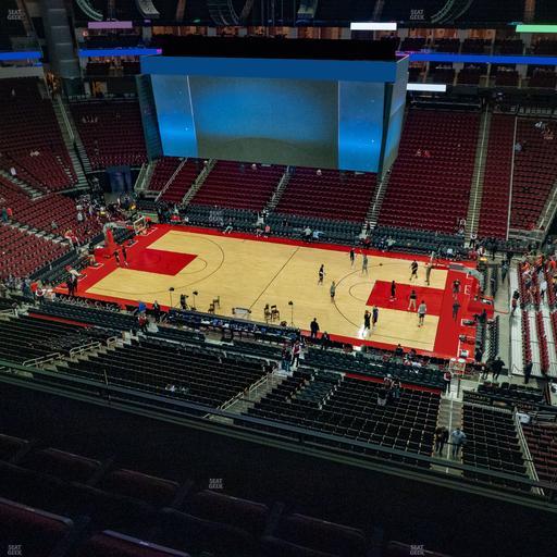 Toyota Center - Section 425 Seat View