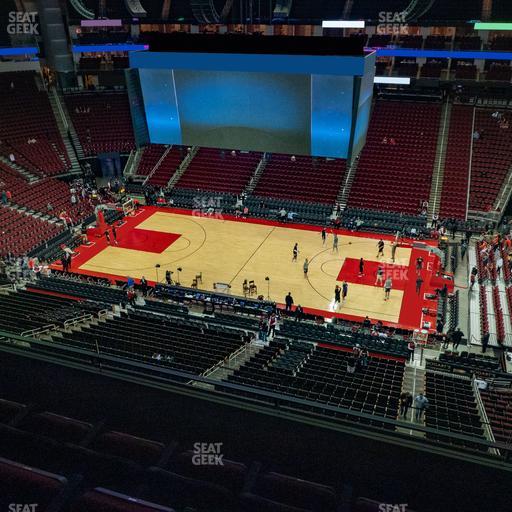 Toyota Center - Section 425 Seat View
