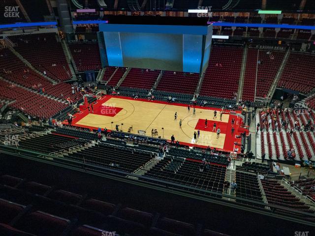 Toyota Center - Section 425 Seat View
