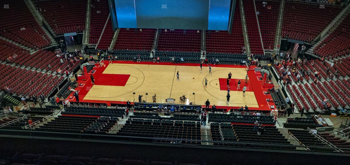Toyota Center - Section 426 Seat View