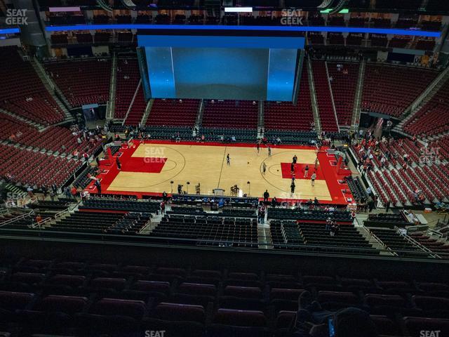 Toyota Center - Section 426 Seat View