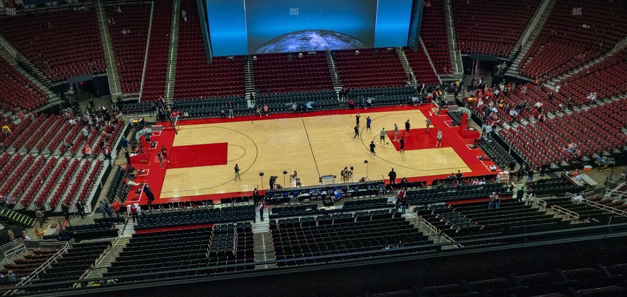 Toyota Center - Section 427 Seat View