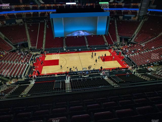 Toyota Center - Section 427 Seat View