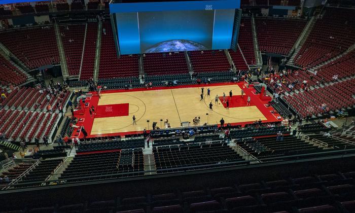 Toyota Center - Section 427 Seat View