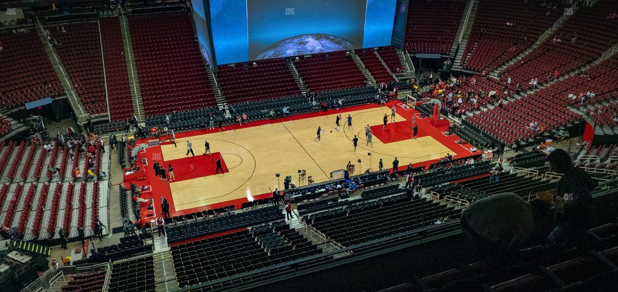 Toyota Center - Section 428 Seat View