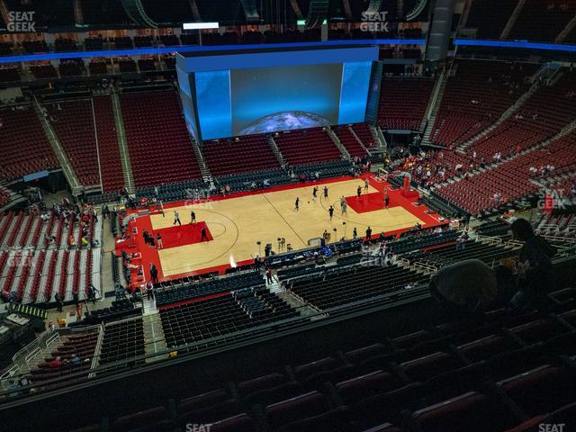 Toyota Center - Section 428 Seat View