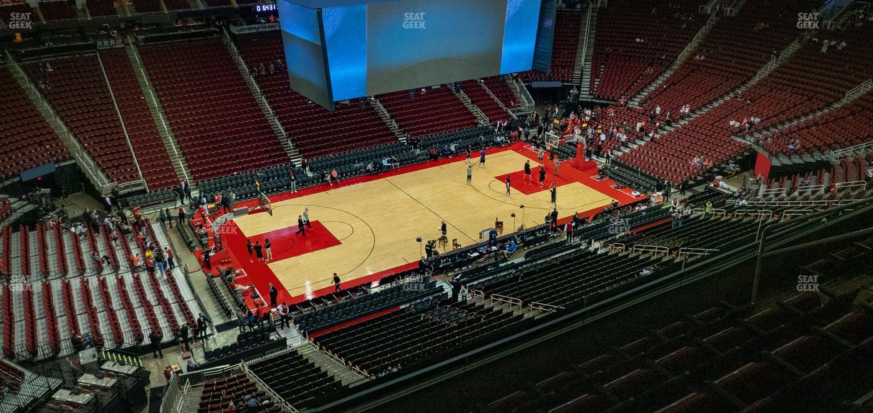 Toyota Center - Section 429 Seat View