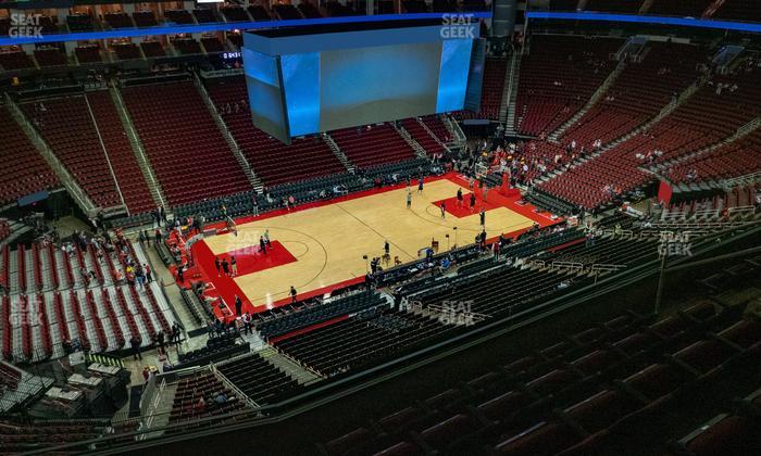 Toyota Center - Section 429 Seat View