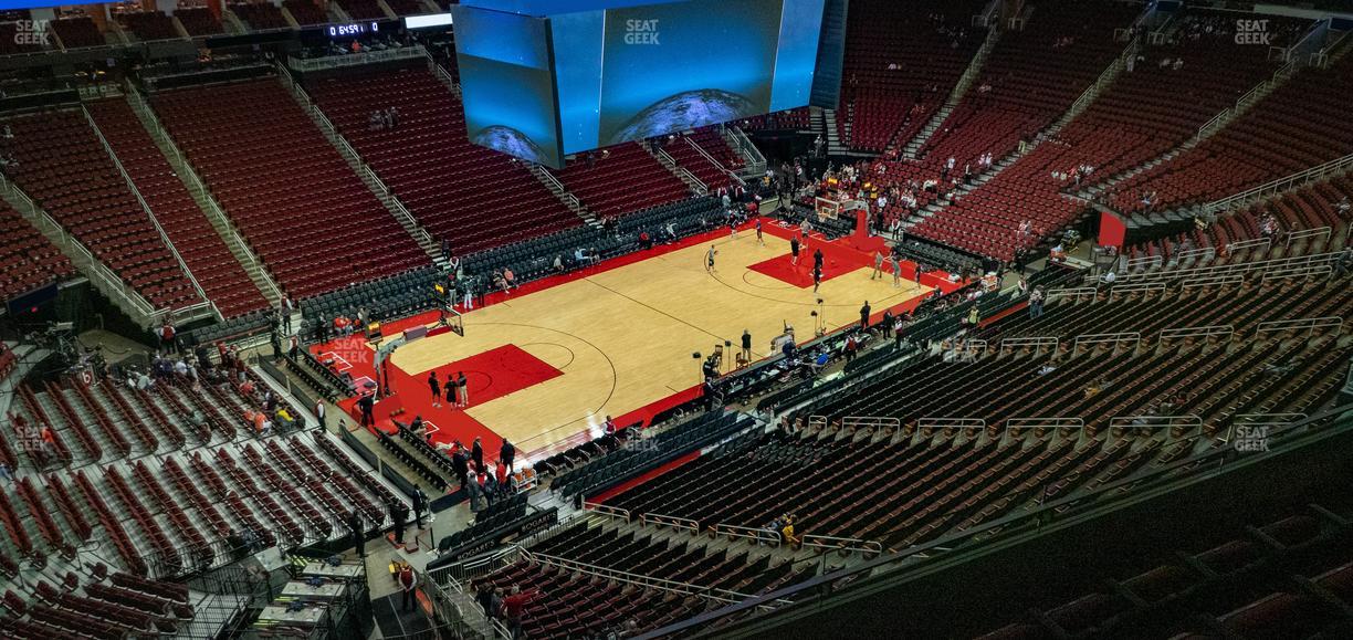 Toyota Center - Section 430 Seat View