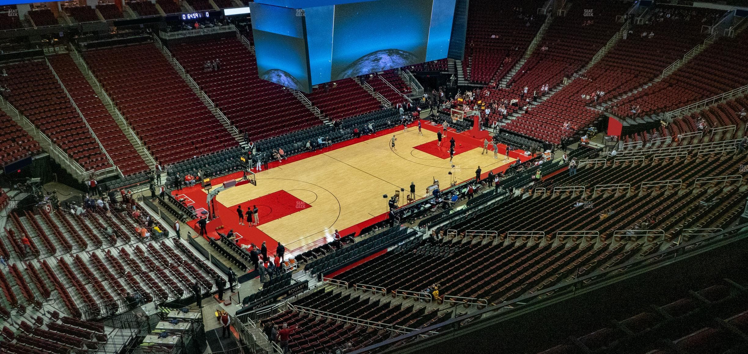 Toyota Center - Section 430 Seat View
