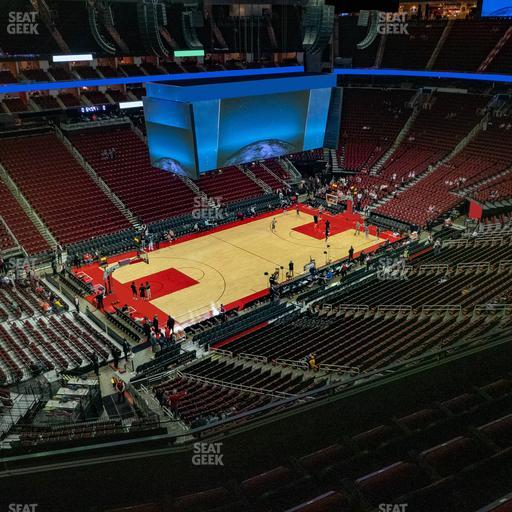 Toyota Center - Section 430 Seat View