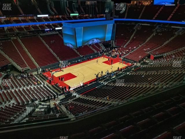 Toyota Center - Section 430 Seat View
