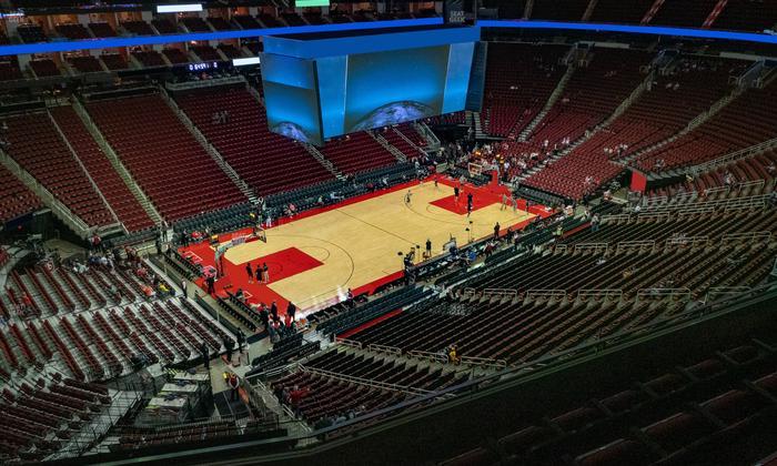 Toyota Center - Section 430 Seat View