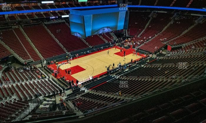Toyota Center - Section 430 Seat View