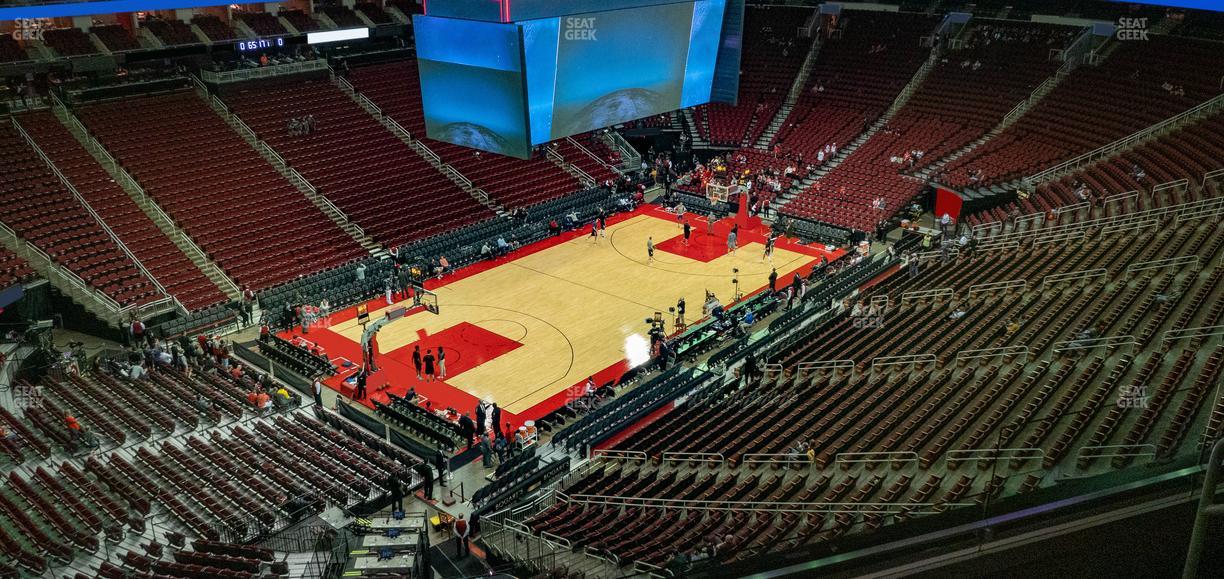Toyota Center - Section 431 Seat View